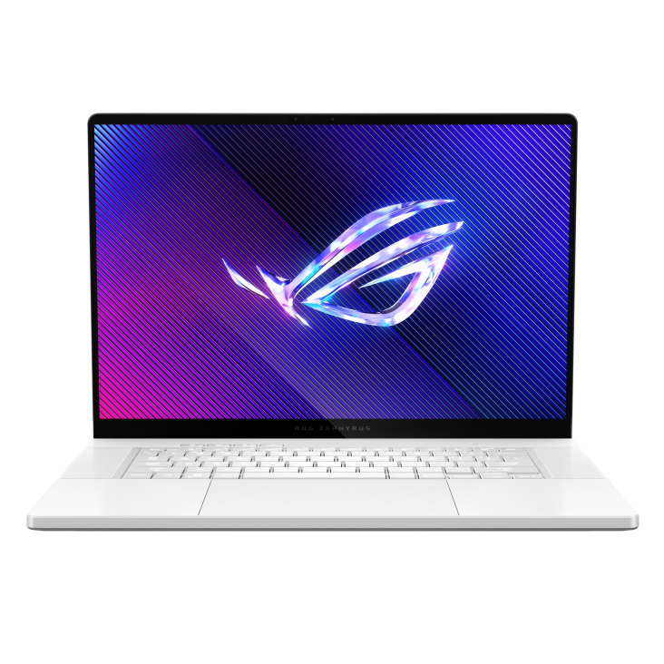 ASUS ROG ZEPHYRUS G16 Intel Core Ultra 9 185H, 32GB RAM, 2TB SSD, 16" OLED WQXGA 240Hz, 16GB NVIDIA RTX 4090, Win11 Pro, Eng-Arab Keyboard, White. ASUS Sleeve Case & Mouse| GU605MY-OLEDI9WPW-WHITE