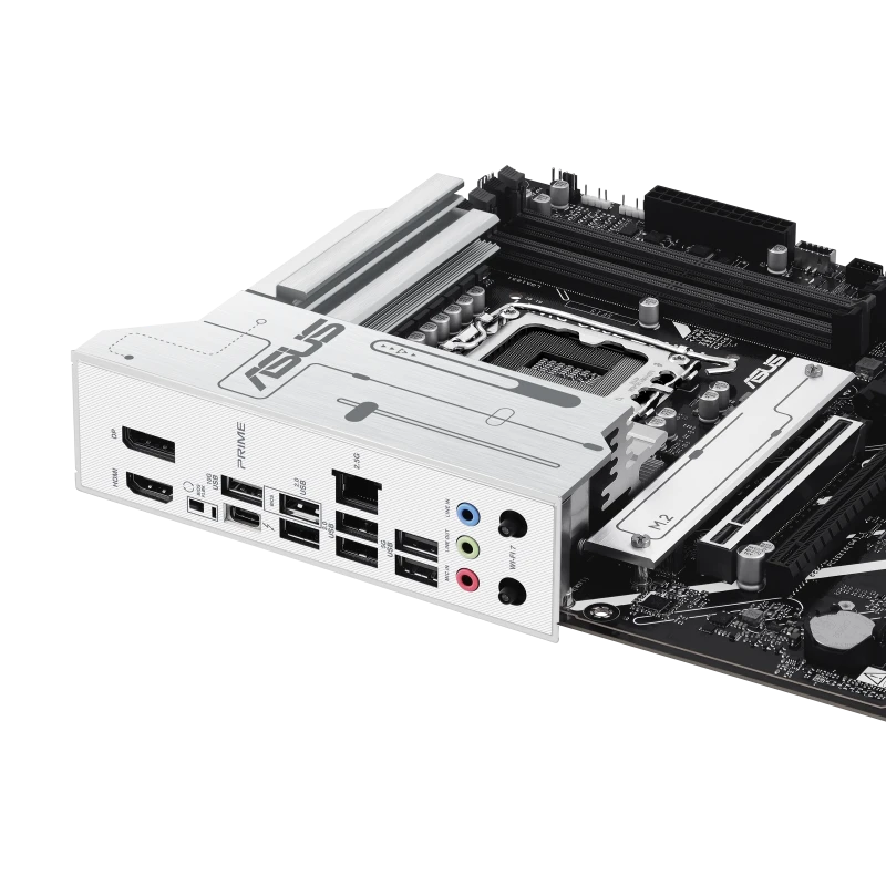 ASUS PRIME Z890-P WiFi ATX Motherboard – Intel Z890, LGA 1851, DDR5 192GB 8666+ MT/s, 4x M.2 Gen4, PCIe 5.0, Wi-Fi 7, 2.5G LAN, 90MB1I70-M0EAY0