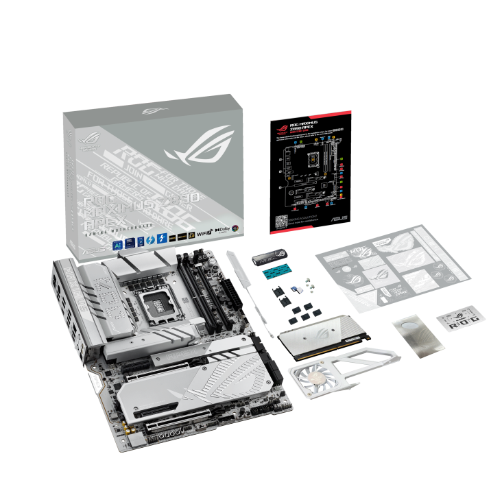 ASUS ROG MAXIMUS Z890 APEX, ATX Motherboard, LGA1851,2 x DIMM slots, max. 96GB DDR5 up to 9600+ MT/s,  Wi-Fi 7 | 90MB1IP0-M0EAY0