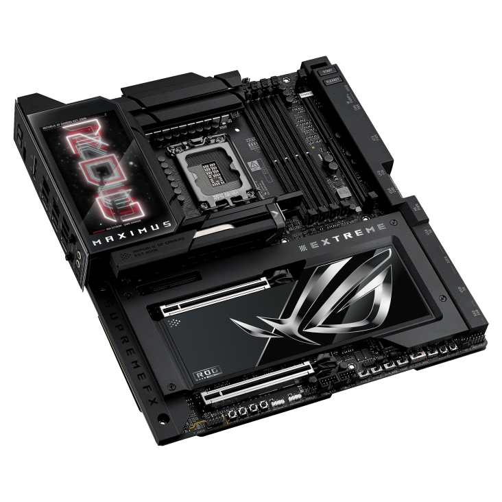 ASUS ROG MAXIMUS Z890 EXTREME E-ATX Motherboard, LGA1851,4 x DIMM slots, max. 192GB DDR5 up to 9200+MT/s, 6 x M.2 slots,Wi-Fi 7 | 90MB1IA0-M0EAY0