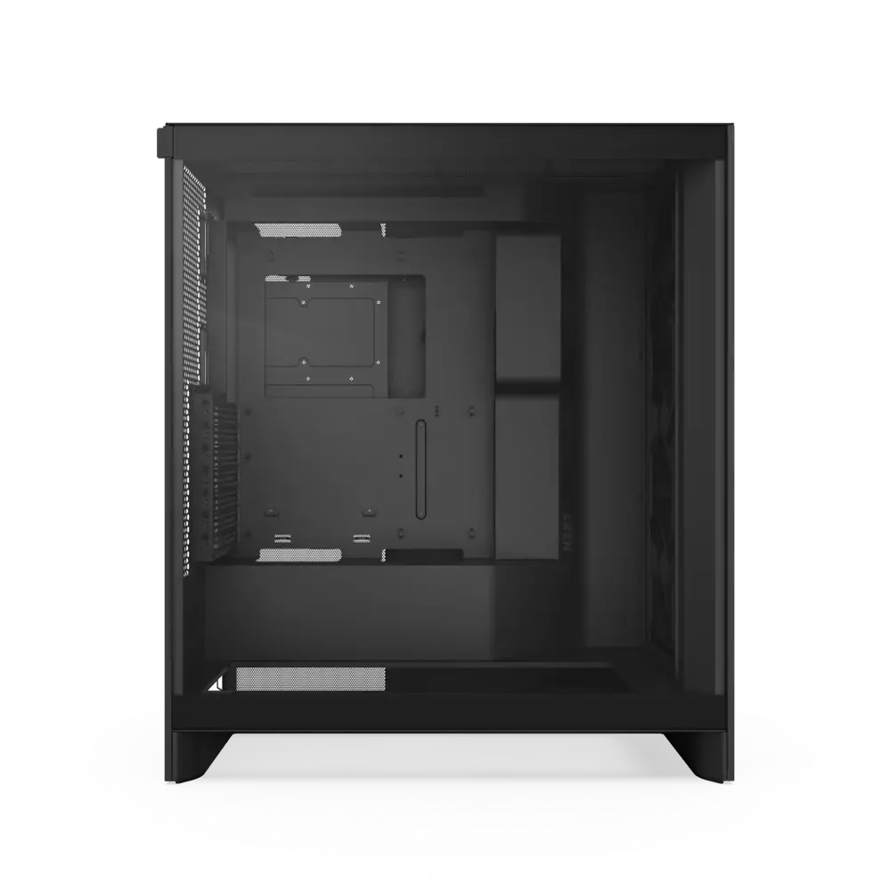 NZXT H7 Flow Mid Tower ATX Airflow Case,Tempered Glass Side Panel, 3 x 120mm Quiet Fan (Black) | CM-H72FB-01