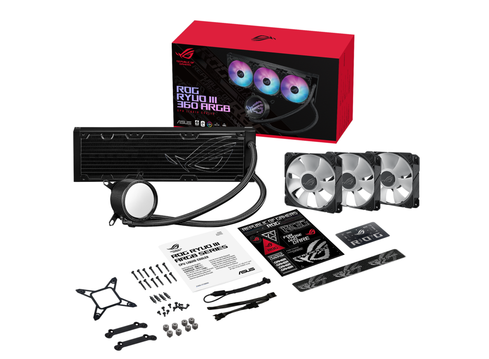 Asus ROG Ryuo III 360 liquid CPU cooler Black | 90RC00I1-M0UAY0