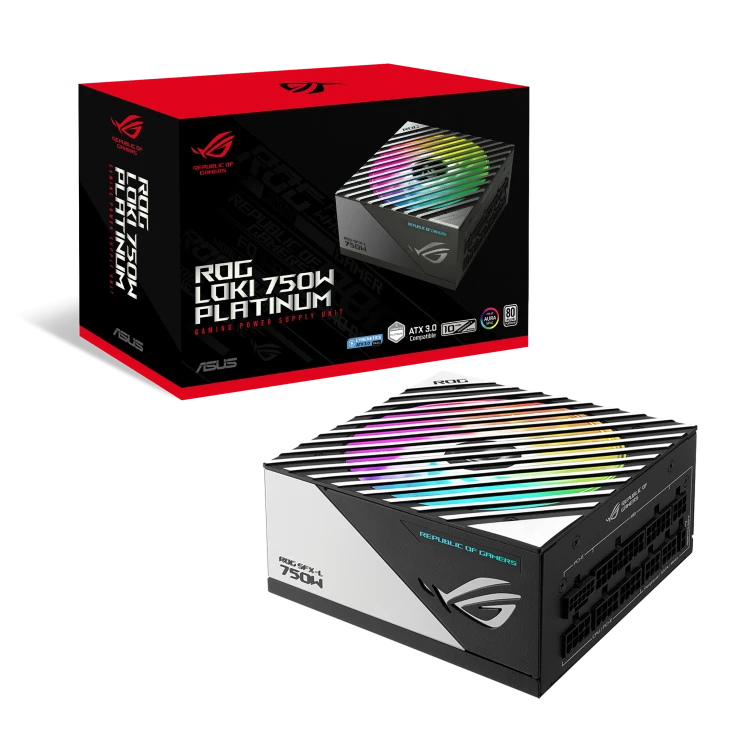 ASUS ROG LOKI 750P SFX-L 750W 80Plus Platinum  ATX 3.0  ARGB Power Supply | 90YE00N4-B0NA00