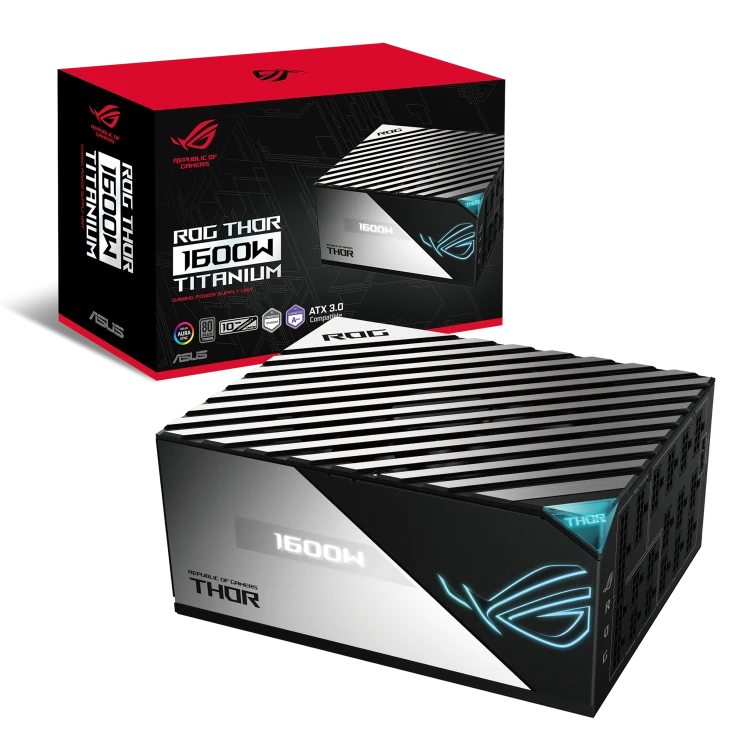 ASUS ROG-THOR 1600T GAMING ATX12V  80Plus Titanium Power Supply | 90YE00K0-B0NA00