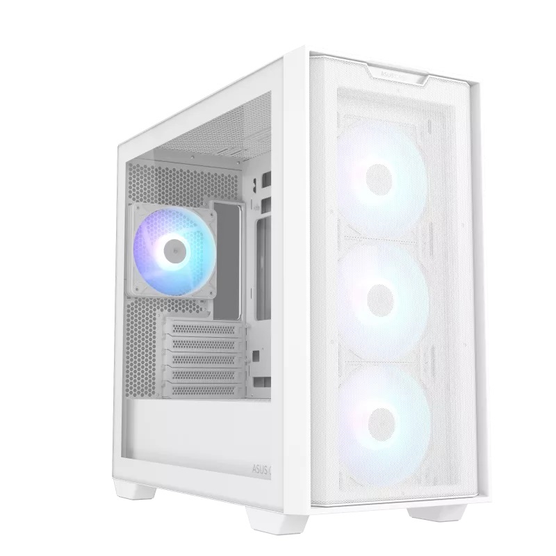 ASUS A21 PLUS micro ATX Case up to 360 mm radiators, 4 x 120 mm ARGB Pre-installed Fan