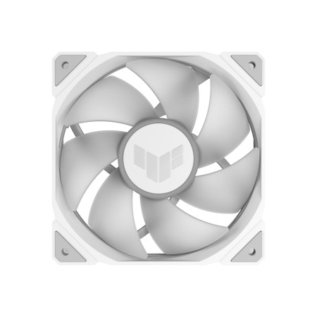 ASUS TUF Gaming TR120 ARGB Fan,  28mm fan frame, PWM control, Aura Sync,2000 rpm - White | 90DA0093-B09000