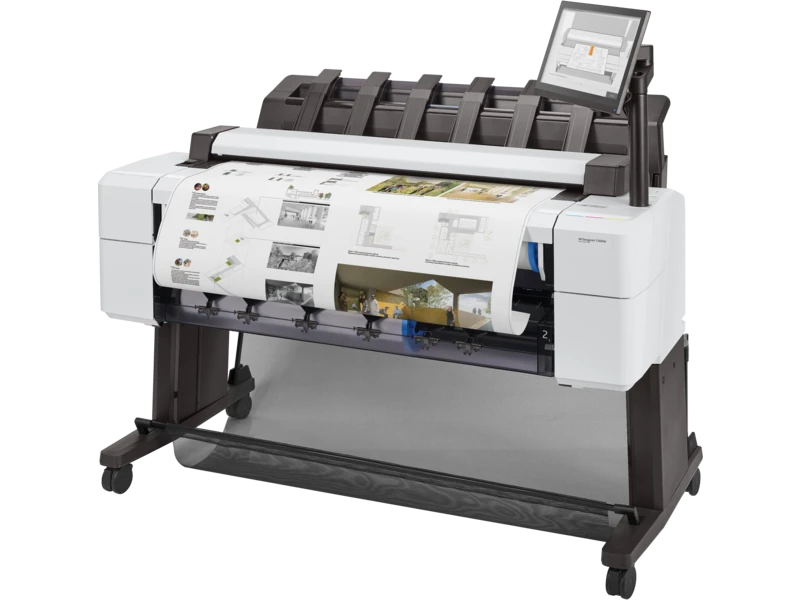 HP DesignJet T2600dr 36-in PostScript Multifunction 180 A1/hr Printer Plotter,  Print speed  | 3EK15A