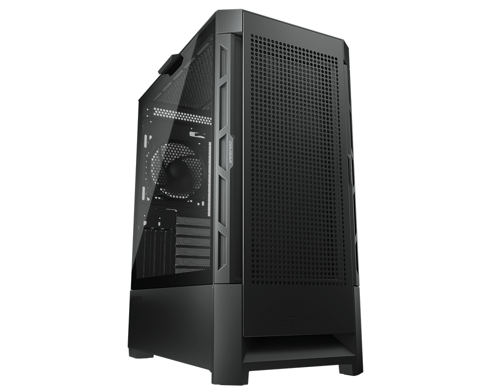 COUGAR Airface Mid Tower Case Black, 1 Pre-installed Fans | 385ZD10.0004