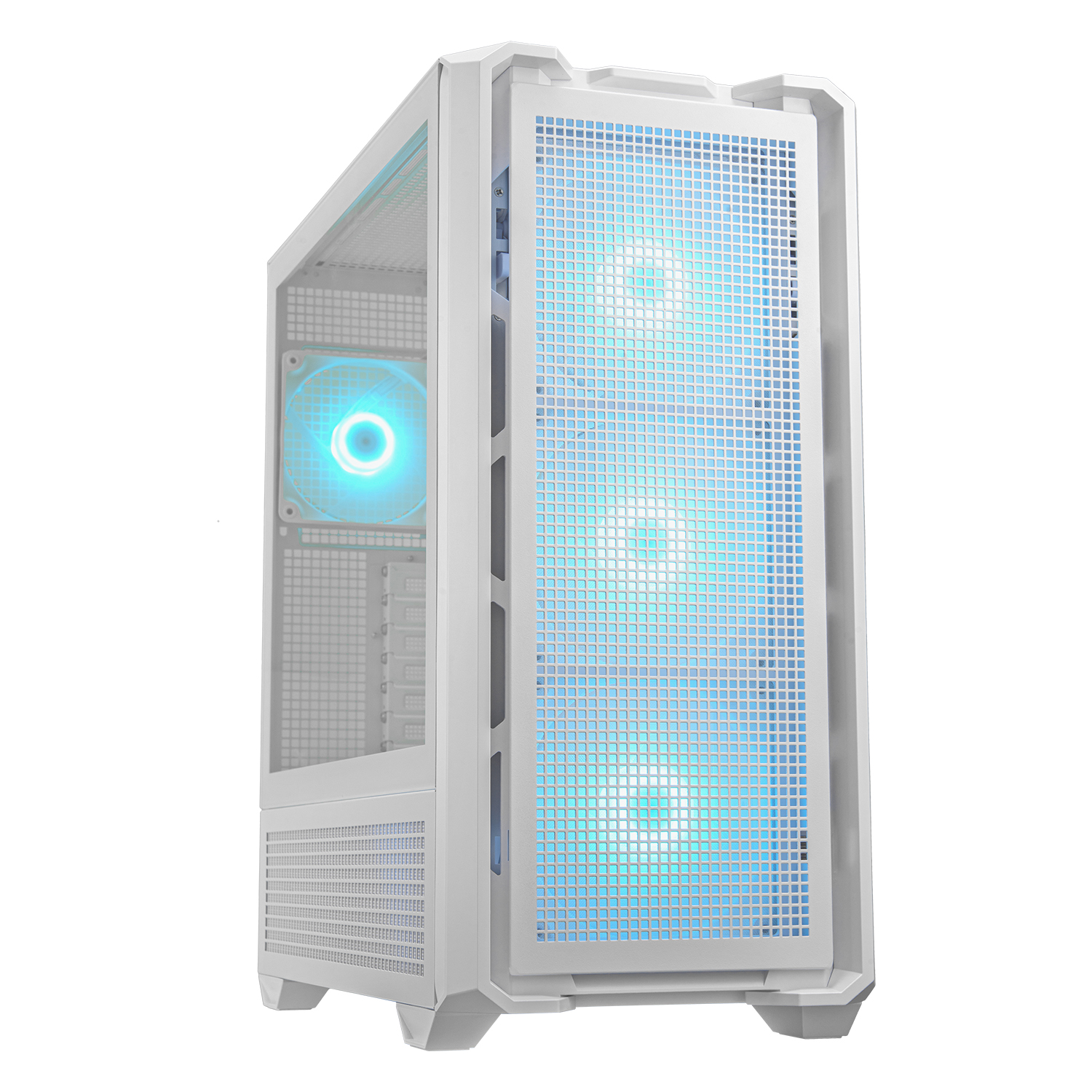 COUGAR MX600 RGB Full Tower Case, 4 Pre-installed Fans - White | 3857C90.0002