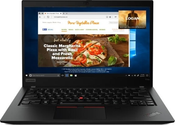 Renewed Lenovo ThinkPad Laptop T14s i5-10210U 16GB, DDR4 256GB SSD Integrated Graphics 14.0″ FHD IPS Keyboard Arabic - English, Win10 Pro 64 - Black