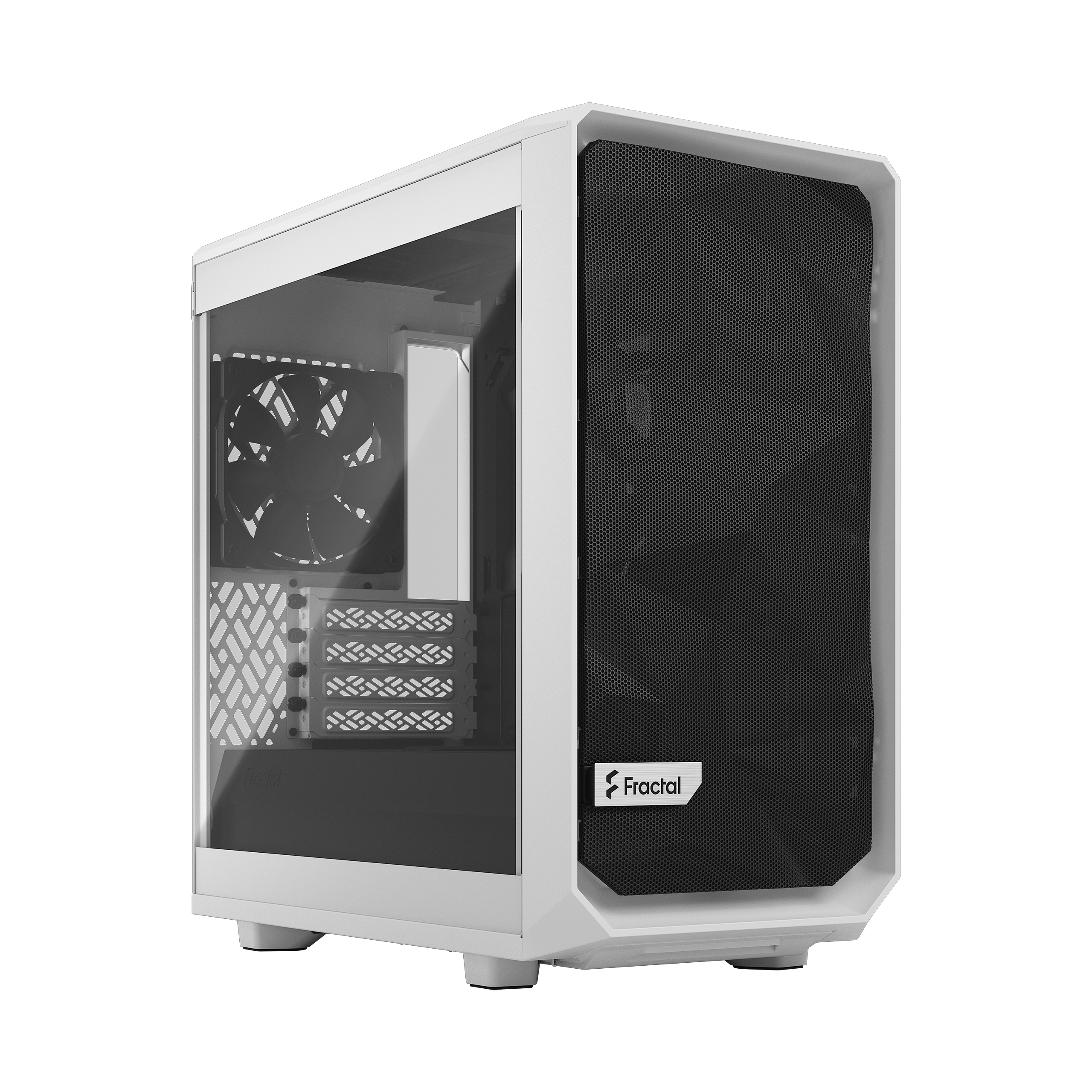 Fractal Design Meshify 2 Mini MicroATX White Gaming Case/FD-C-MES2M-02