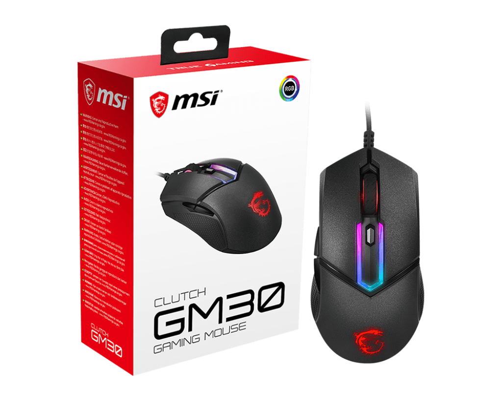 MSI CLUTCH GM30 RGB Gaming Mouse | S12-0401690-D22