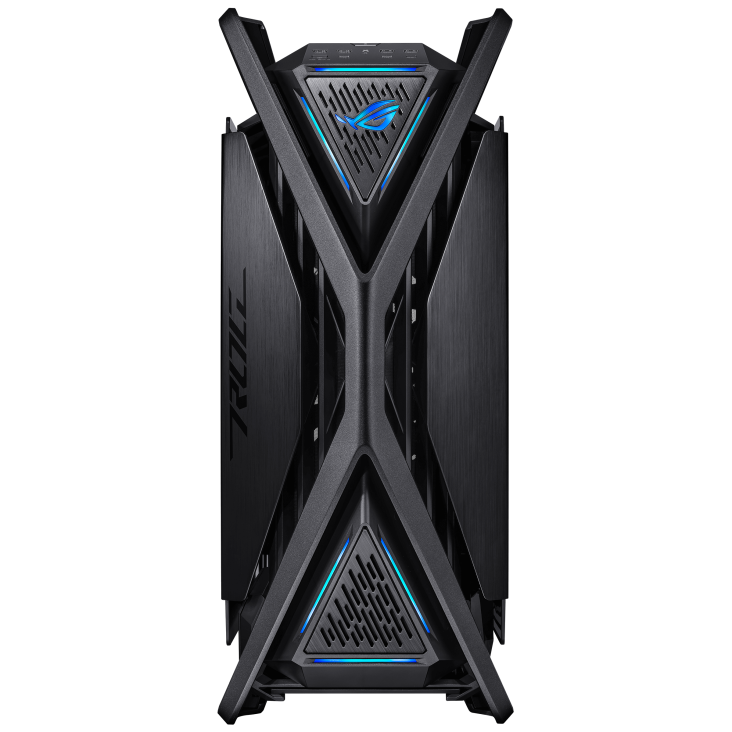 ASUSROG Hyperion GR701 BTF Edition, E-ATX Computer Case, 420 mm Dual Radiator, 4 x 140 mm Pre-installed Fans | 90DC00F0-B39020