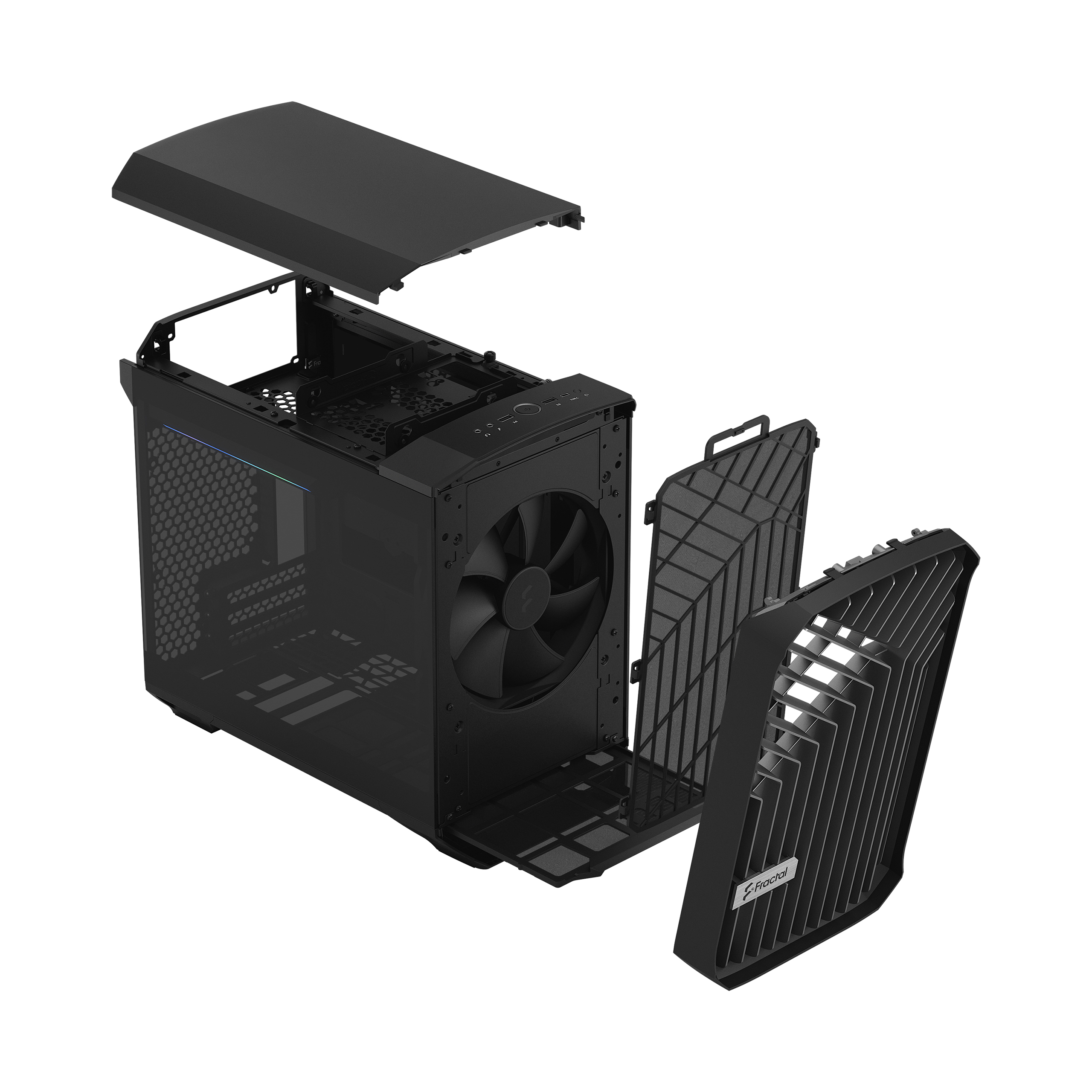 Fractal Design Torrent Nano Black Windowed Mini-ITX Case/FD-C-TOR1N-01