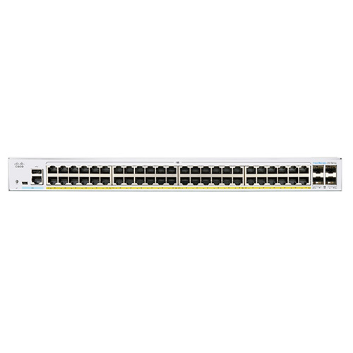 Cisco Business CBS250-48P-4G Smart Switch 48 Port GE PoE 4x1G SFP Limited Lifetime Protection CBS250 48P 4G UK