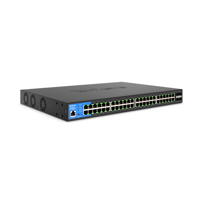 Linksys LGS352MPC 48-Port Managed Gigabit PoE+ Switch - 740W, 48GE + 4 SFP+