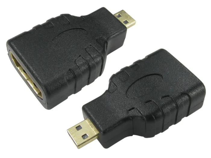 Micro HDMI TO HDMI Adapter, Male Micro HDMI to Female HDMI