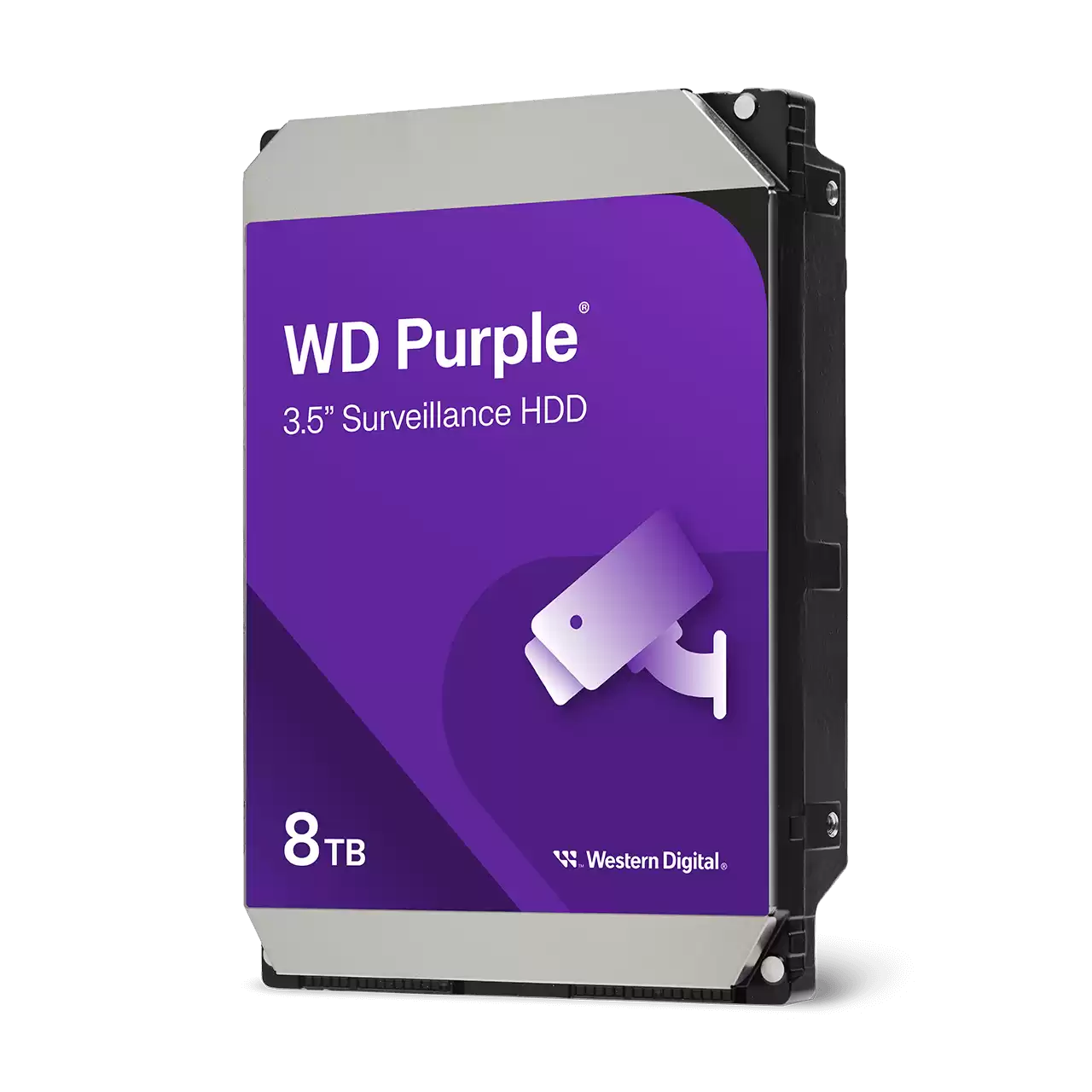 WD Purple Surveillance 8TB Hard Drive, up to 175MB/s, 5640 RPM | WD84PURZ