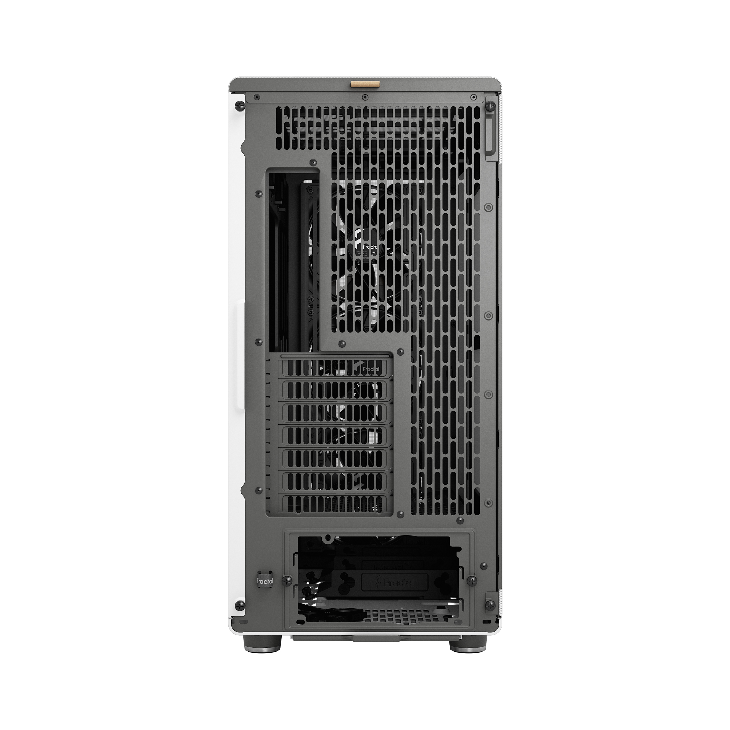 Fractal North XL Chalk White Clear Tint Mid Tower Case/FD-C-NOR1X-04