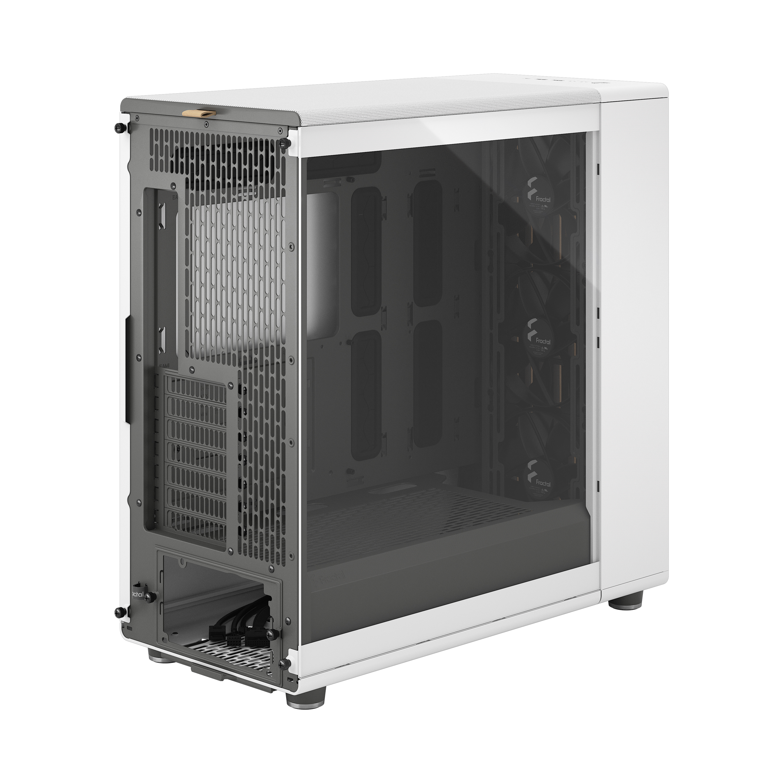 Fractal North XL Chalk White Mesh Side Panel Mid Tower Case/FD-C-NOR1X-03