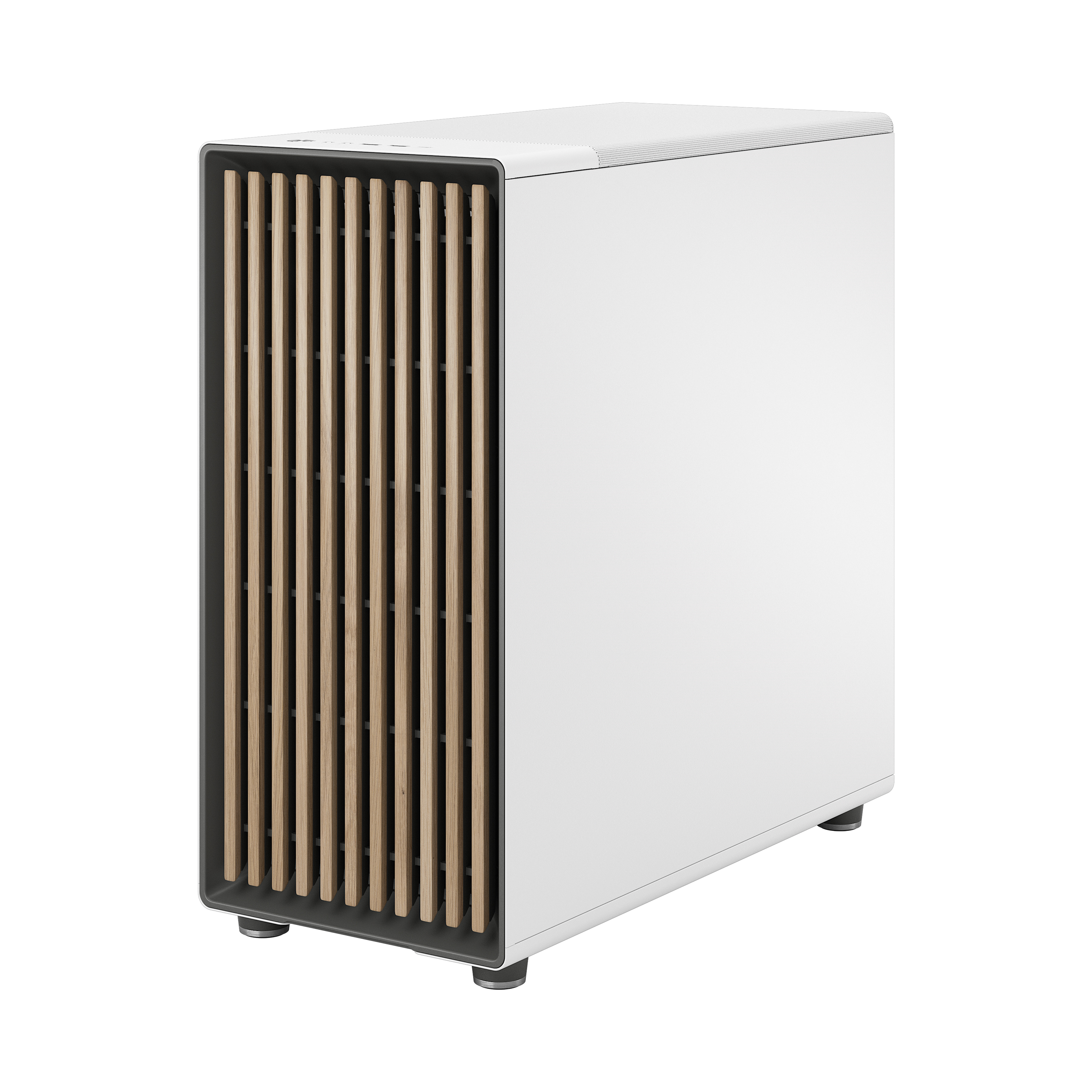 Fractal North XL Chalk White Mesh Side Panel Mid Tower Case/FD-C-NOR1X-03