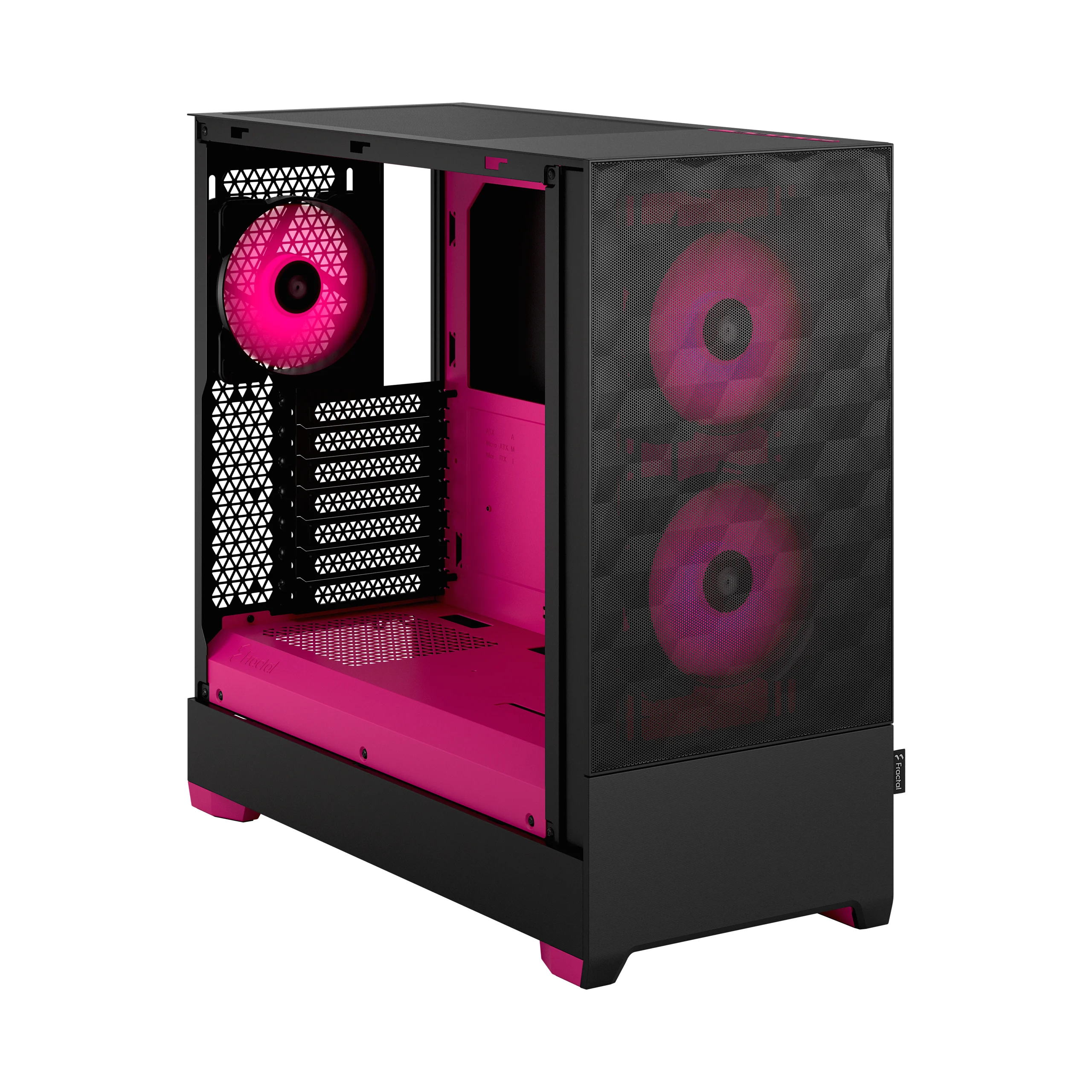 Fractal Pop Air RGB Magenta Core Mid Tower Gaming Case/FD-C-POR1A-03