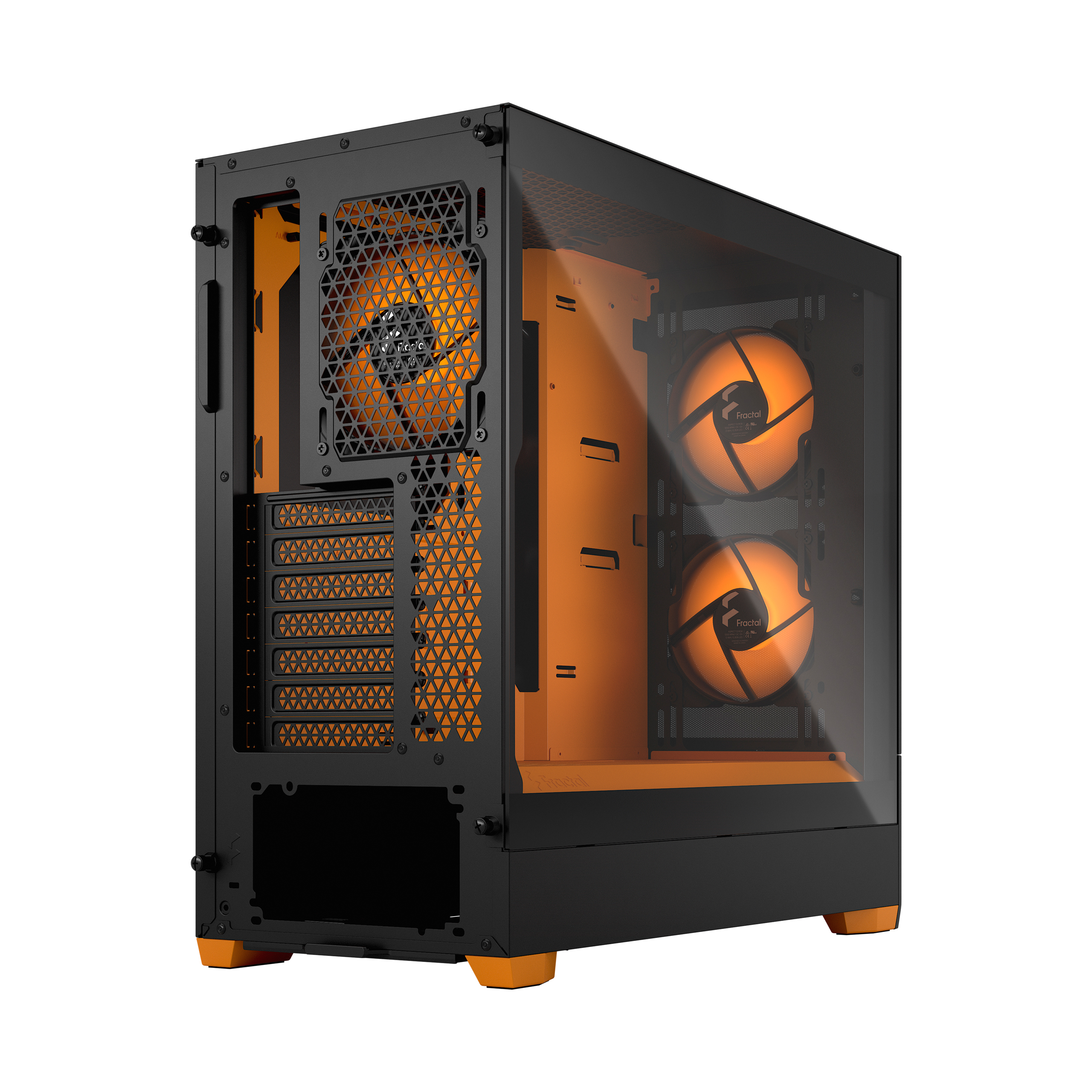 Fractal Pop Air RGB Orange Core Mid Tower Case/FD-C-POR1A-05