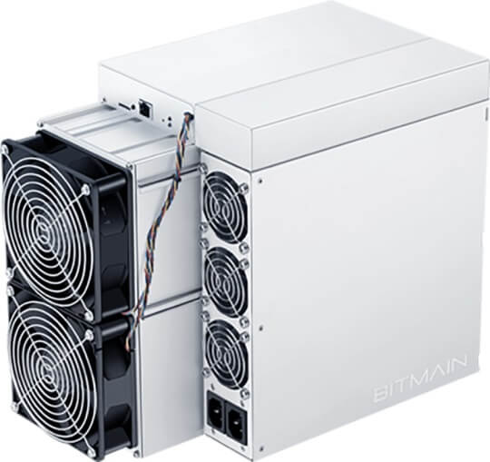 Antminer K7 63.5 th/s Hashrate , 3080 Watt Power on wall, 48.5 J/T Power efficiency