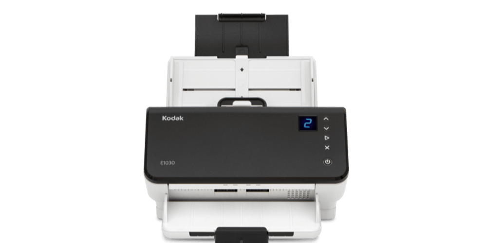 KODAK E1030 A4 Scanner ,  Speeds up to 30 ppm / 60 ipm, Feeder Capacity Up to 80 sheets, USB 3.2