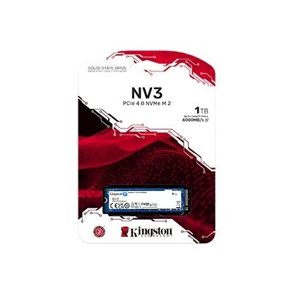 Kingston NV3 2TB PCIe 4.0 NVMe Gen 4x4 SSD, Up to 6000 MB/s Speed, High-Performance Internal Storage, Reliable & Efficient