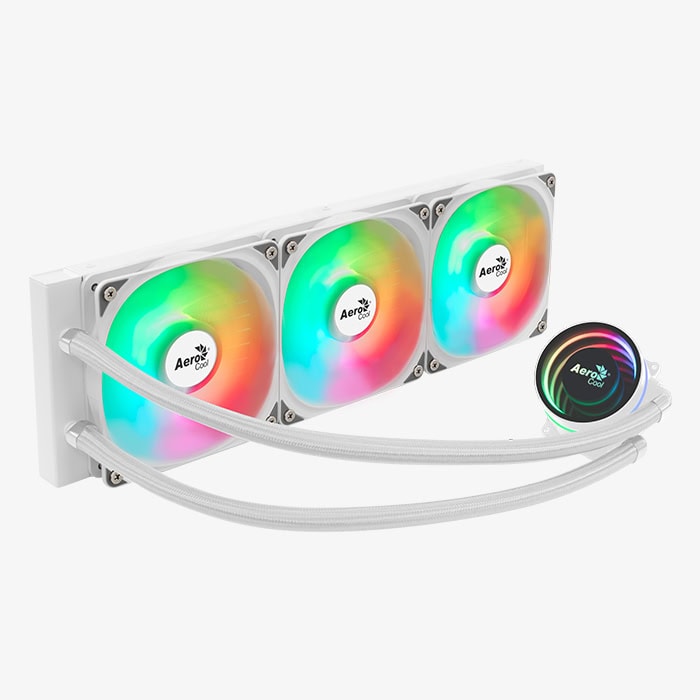 Aerocool Oasis L360 360mm ARGB LIQUID COOLER - White