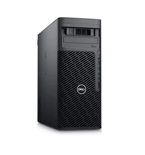 Dell Precision 5860 Tower, Intel Xeon W3-2423, 16 GB DDR5, 4800 MT/s, RDIMM, ECC, 512 GB, M.2, PCIe NVMe, SSD, Class 40, T1000 4GB Graphics, Windows 11 Pro