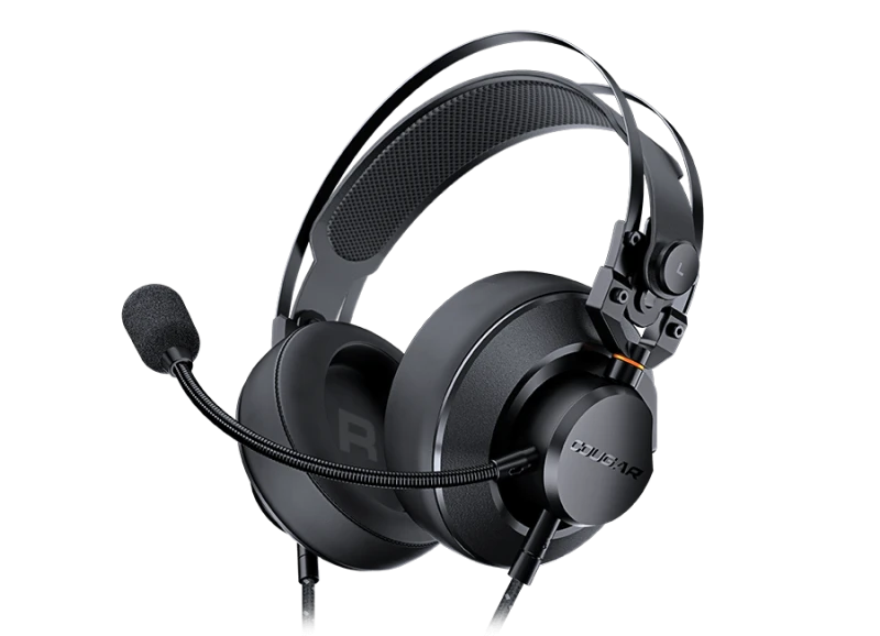 COUGAR VM410 CLASSIC Gaming Headset, 9.7mm microphone, compatible with phones, consoles, laptops, desktop