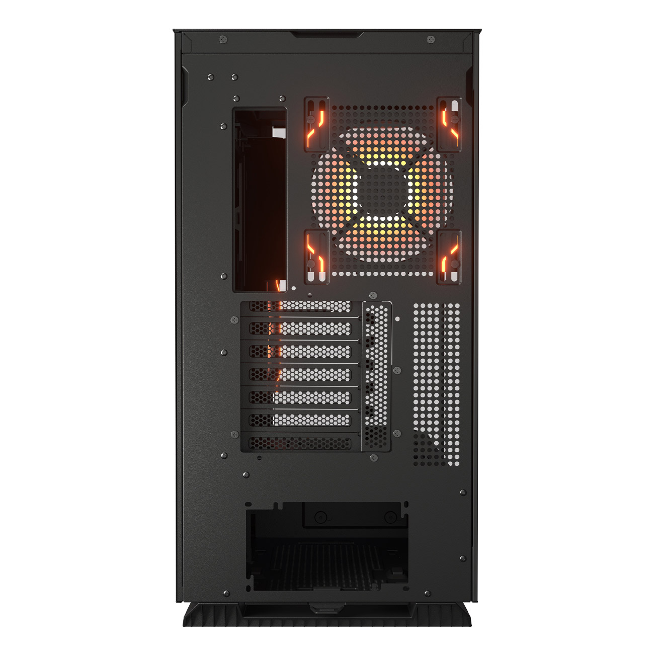 COUGAR FV270 RGB mid-tower tempered curved glass Case 3xPre-installed RGB Fan, 9x120mm Maximun Fans Support