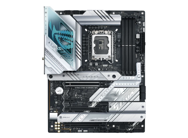 ASUS ROG STRIX Z790-A GAMING WIFI Motherboard, Intel LGA1700 Socket, DDR5 192GB, PCIe 5.0, 4x M.2, USB 3.2, HDMI, Wi-Fi 6E, BT 5.3, ATX, Aura Sync RGB