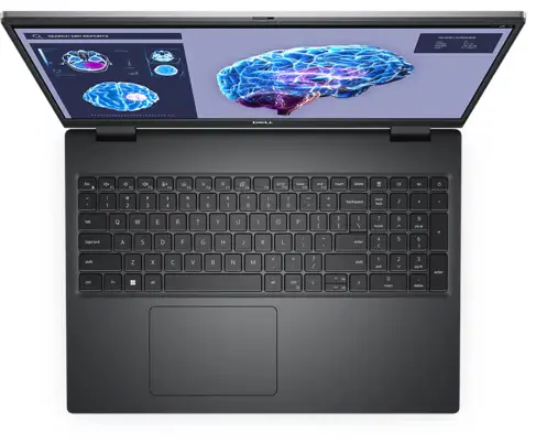 Dell Precision 7680 Workstation,  Intel Core i9-13950HX, 32GB, 1x32GB 5600MT, 1 TB, M.2 2280, Gen 4 PCIe, NVIDIA RTX 3500 Ada 12GB GDDR6 English-Arabic Keyboard, Win11Pro - Grey