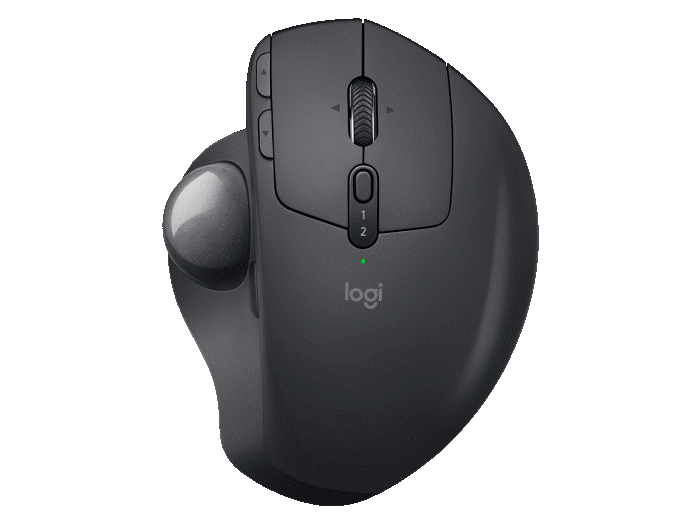 Logitech MX Ergo Advanced Wireless Trackball, 0 or 20° tilt angle, up to 2048 dpi, 8 buttons