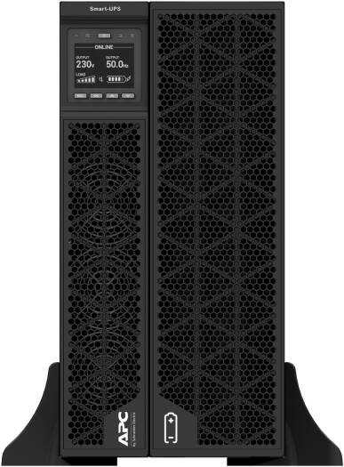 APC  | SRTG8KXLI RT 8kVA Smart UPS, 230V Input Voltage, Rack Mounted With Kit, Lead Acid Battery Type, 2x IEC C13+1x IEC C19+ Outlets, C19 Connection, 239W Charger Power, 1 Extended Runtime, Black