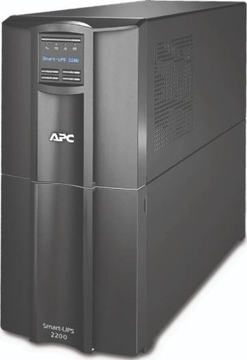 APC | SMT2200IC Smart-UPS, 2200VA Power, LCD, 230Voltage, With Smart Connect, High online Efficiency, 8x IEC C13+2x IEC C19 Outlets, Black