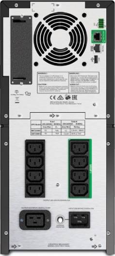 APC | SMT2200IC Smart-UPS, 2200VA Power, LCD, 230Voltage, With Smart Connect, High online Efficiency, 8x IEC C13+2x IEC C19 Outlets, Black