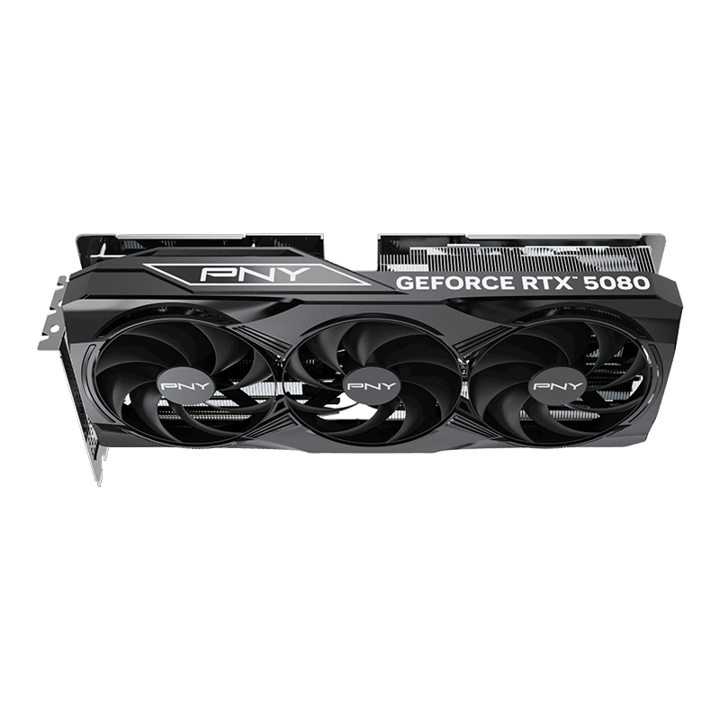 PNY GeForce RTX 5080 Triple Fan GPU 16GB GDDR7, 10,752 CUDA Cores | VCG508016TFXPB1