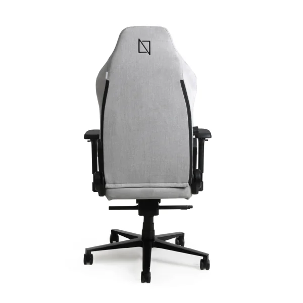 Navodesk APEX Chair – Soft Fabric  Ergonomic Design Gaming & Computer Chair Memory Foam Pillows & Magnetic Headrest Built-in Adjustable Lumbar Support & 4D Armrests,Built-in Adjustable Lumbar Support & 4D Armrests, Weight Capacity 135 Kgs  - Carbon White