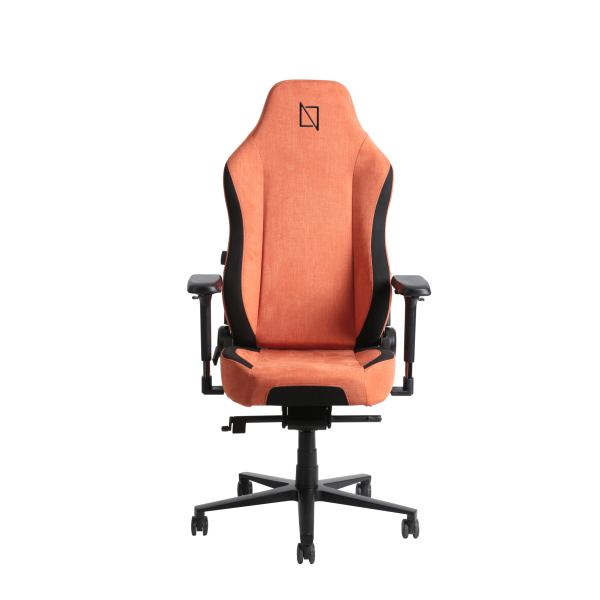 Navodesk APEX Chair – Soft Fabric  Ergonomic Design Gaming & Computer Chair Memory Foam Pillows & Magnetic Headrest Built-in Adjustable Lumbar Support & 4D Armrests,Built-in Adjustable Lumbar Support & 4D Armrests, Weight Capacity 135 Kgs  - Coral Red