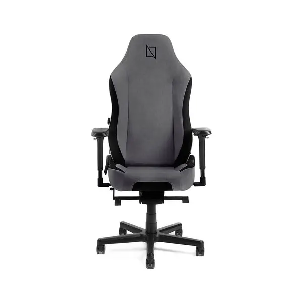 Navodesk APEX Chair – Soft Fabric  Ergonomic Design Gaming & Computer Chair Memory Foam Pillows & Magnetic Headrest Built-in Adjustable Lumbar Support & 4D Armrests,Built-in Adjustable Lumbar Support & 4D Armrests, Weight Capacity 135 Kgs  - Dark Grey