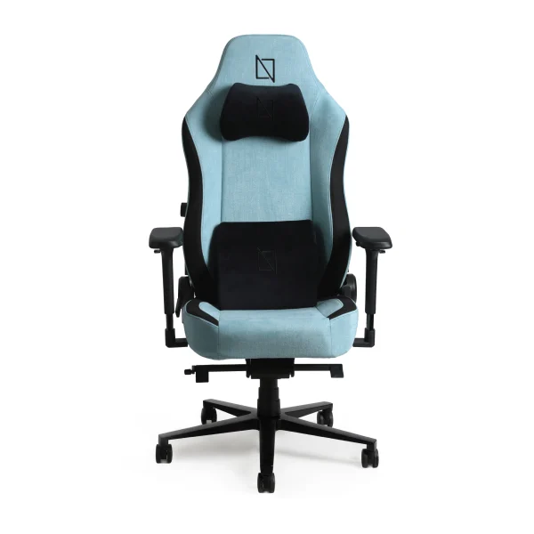 Navodesk APEX Chair – Soft Fabric  Ergonomic Design Gaming & Computer Chair Memory Foam Pillows & Magnetic Headrest Built-in Adjustable Lumbar Support & 4D Armrests,Built-in Adjustable Lumbar Support & 4D Armrests, Weight Capacity 135 Kgs  - Artic Blue