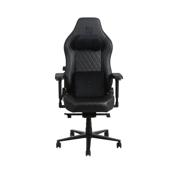 APEX Nexus Chair – CloudLeather, 4D Metal Armrest, Magnetic Memory Foam Headrest & Lumbar Support | Black