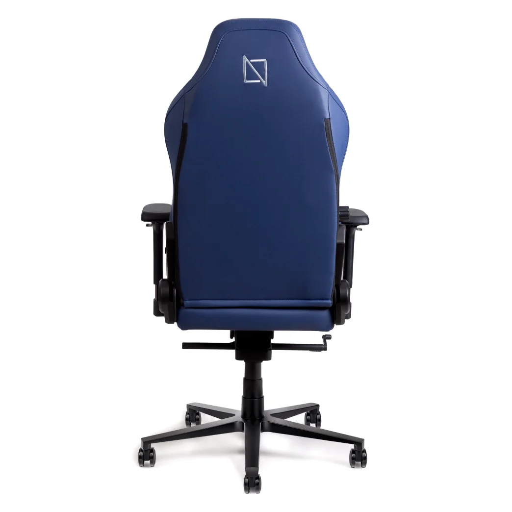 APEX Nexus Chair – CloudLeather, 4D Metal Armrest, Magnetic Memory Foam Headrest & Lumbar Support | Deep Blue