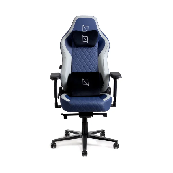 APEX Nexus Chair – CloudLeather, 4D Metal Armrest, Magnetic Memory Foam Headrest & Lumbar Support | Deep Blue