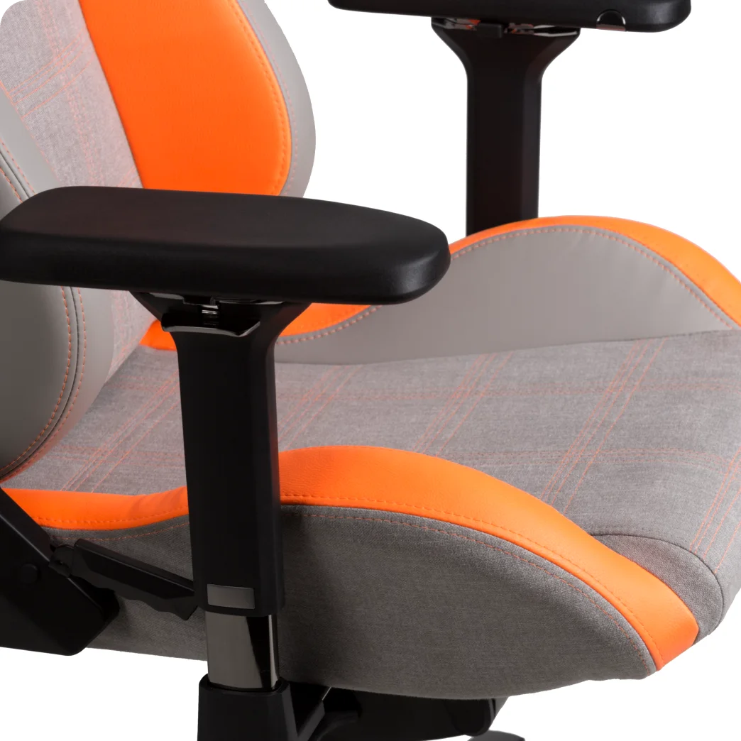 APEX Air - Formula Series emory Foam Pillows & Magnetic Headrest Built-in Adjustable Lumbar Support & 4D Armrests Premium Qualit - Flaming Orange