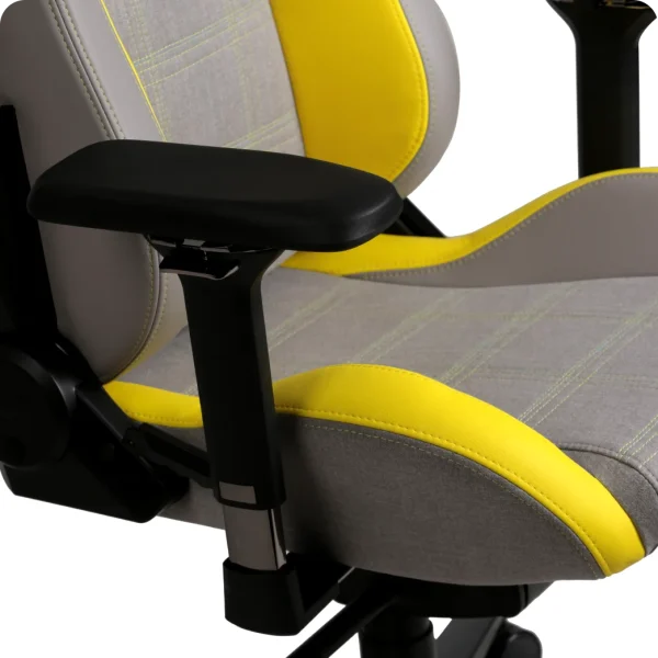 APEX Air - Formula Series emory Foam Pillows & Magnetic Headrest Built-in Adjustable Lumbar Support & 4D Armrests Premium Qualit - Lemon